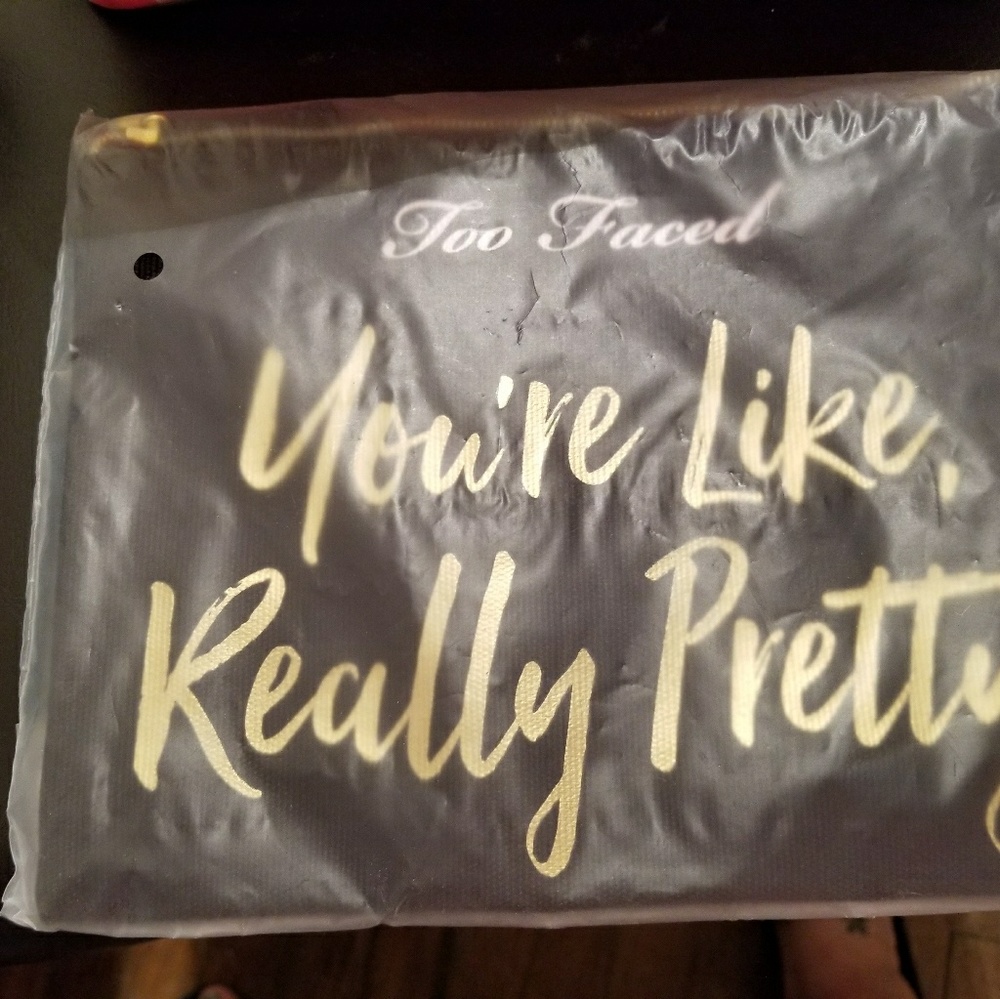 Too faced makeup bag